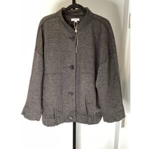 Max Studio London Women’s Ponte Coat Heather Gray - Size M - New With Tags $168